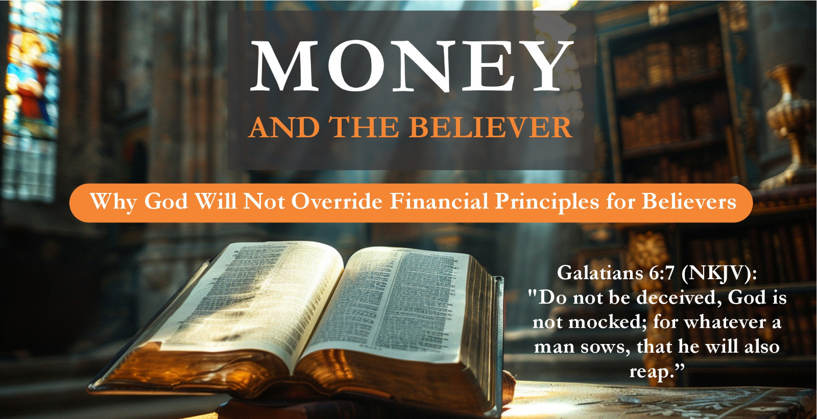 WHY GOD WILL NOT OVERRIDE FINANCIAL PRINCIPLES FOR BELIEVERS